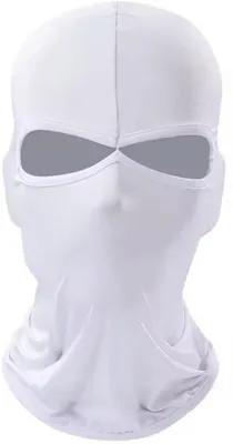 Produktbild von CHPN – Sturmhaube – Sturmhaube – Mütze – Gesichtskappe – Weiß – Einheitsgröße – Elastisch – Motor – 3-Loch-Gesichtsmaske – Sturmhaube – Universal – Skimaske – Snowboardmaske