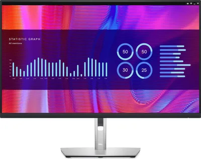 Zdjęcie produktu dla DELL P Series P3223DE, 80 cm (31.5"), 2560 x 1440 px, Quad HD, LCD, 5 ms, Czarny