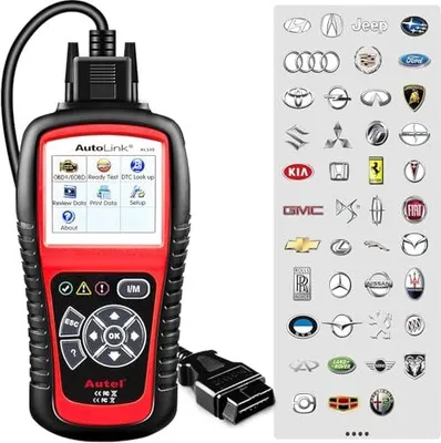 Produktbild von Autel Autolink AL519 OBD2 Diagnose -Tool EOBD/CAN CAR Scanner Fahrzeugmotor -Fehlercode -Leser Erweitert Modell 6 - Erweiterte Version Al319