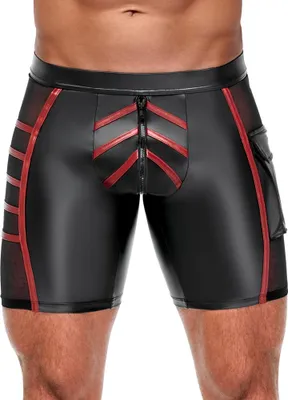 Immagine prodotto di Pantaloncini da uomo nero/rosso S