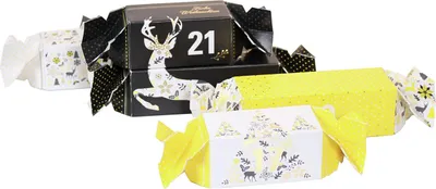 Produktbild von ROTH Adventskalender zum Befüllen - 24 Adventsbonbons mit 24 Boxen zum befüllen