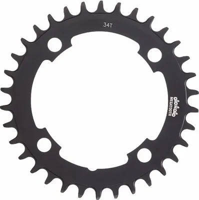 Produktbild von FSA Kettenblatt MTB Megatooth 4-Arm 1x 104 mm x 34 T Schwarz - zuverlässiger ...