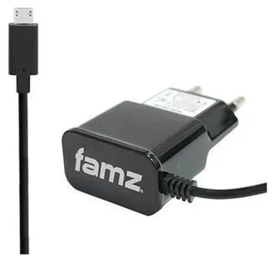 Image de Chargeur secteur micro-USB 1 200 mAh Noir