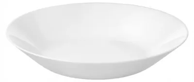 Produktbild von IKEA OFTAST Tiefer Teller 20 cm Weißes Hartglas