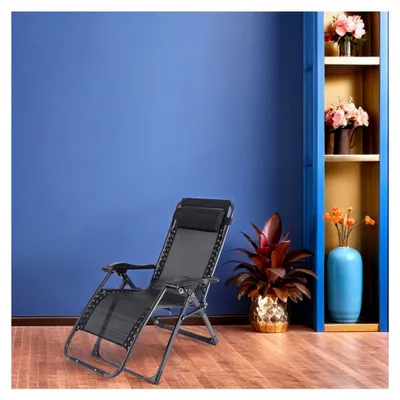 Produktbild von 2 Stück Kopfstützenkissen für Outdoor Lounge Stühle, Verstellbar und Ergonomisch Geformt, Abnehmbar und Leicht zu Reinigen, Komfortables Nackenkissen für Garten Relaxsessel