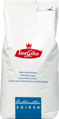Produktbild von Van Gilse - Zucker für Verkaufsautomaten 1500gr | Packen Sie ein 1 Stück | 8 Stücke