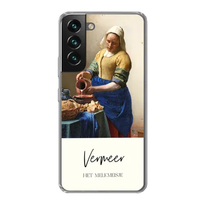 Produktbild von MuchoWow® Handyhülle Schutzhülle Hülle für Samsung Galaxy S22 Plus Kunst - Milchmädchen - Vermeer Silikon Softcase Handy Hülle - Schutzabdeckung