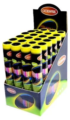 Obrázek produktu pro Svítící tyčinky 20cmx5mm 15 kusů různých plechovek