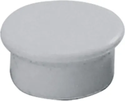 Produktbild von Magnet rund 13mm grau Packung mit 10 Stück