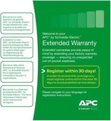 Immagine prodotto di APC WEXTWAR1YR-SD-03, 1 licenza, 1 anno/anni