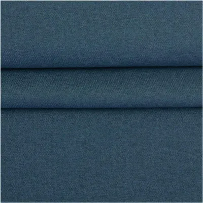 Robuster Canvas-Stoff mit schwarzer Filzrückseite für langlebige Polsterprojekte blau