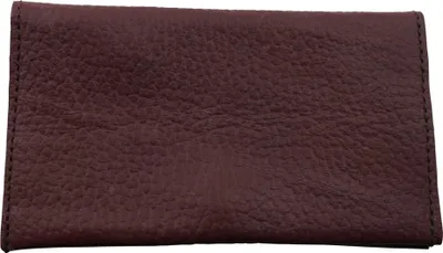 Produktbild von Tabaktasche aus Leder - bordeaux - Tabakbeutel
