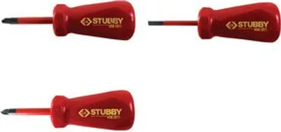 Produktbild von C.K Schraubendreher "VDE Stubby", Schlitz, 4,0 x 45 mm gemäß DIN 6090, VDE IEC 60900:2004, Klingen aus gehärtetem