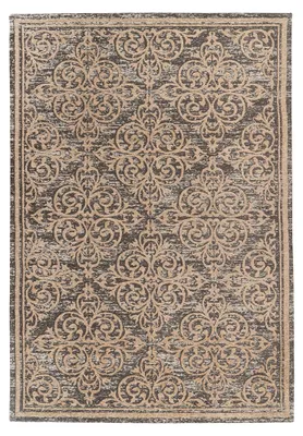 Image de Tapis Oriental Davis Beige en Polyester