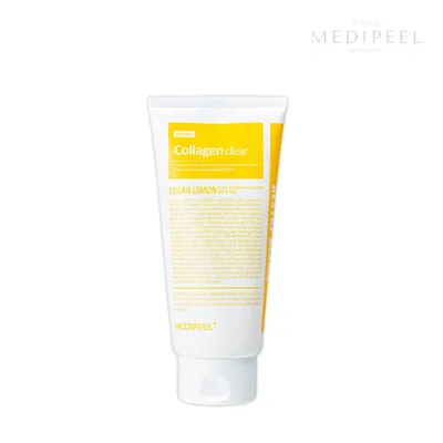 Zdjęcie produktu dla MEDIPEEL Vegan Vitamin Collagen Clear, 120ml - Rozjaniajca pianka elowa z kolagenem i rokitnikiem