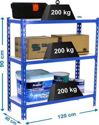 Obrázok produktu pre SIMONCLICK MEGAPLUS 3/400 900 Kovový náramok MODRÁ/BIELA