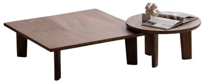 Image de Table basse exclusive Table d'appartement marron Table basse Table basse