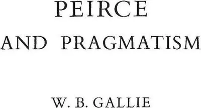 Produktbild von Peirce and Pragmatism