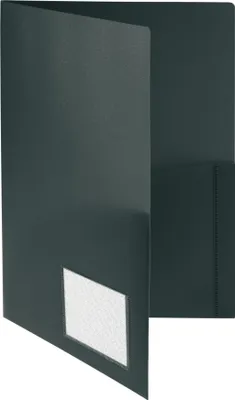 Produktbild von FolderSys Broschürenmappe 10008-30 DIN A4 PP Klarsichttasche schwarz