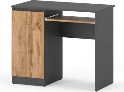 Zdjęcie produktu dla Biurko Komputerowe Szkolne Dla Dziecka Szafka Loft Hugo 90Cm Szary Wotan