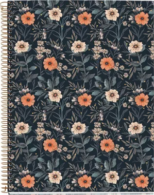 Produktbild von Karierter Notizbuch A4 - 100 Blätter - Spiralbindung - Kartonumschlag