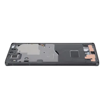 Obrázek produktu pro Originální černé náhradní díly pouzdra se středovým rámečkem pro smartphone Samsung S21 Ultra - bez displeje