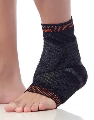 Produktbild von Teyder Premium Sprunggelenkbandage - L - Rechts - Schwarz