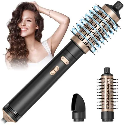 Productafbeelding van 3-in-1 Hitteborstel Set voor Haarstyling