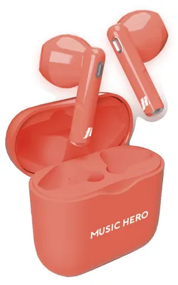 Zdjęcie produktu dla SBS MHTWSFLUOR, True Wireless Stereo (TWS), Połączenia/muzyka, Zestaw słuchawkowy, Różowy