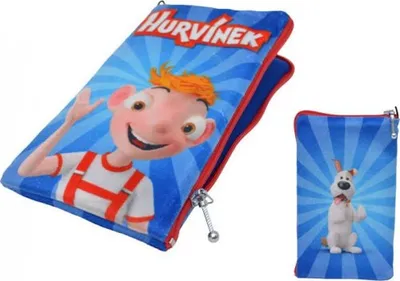 Obrázok produktu pre Kryt na mobil Hurvínek 5,5" - modrý