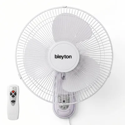 Obrázok produktu pre BLEYTON Stojanový ventilátor, tichý, s diaľkovým ovládaním, biely, 40 W, 3 rýchlosti