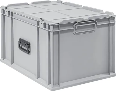 Produktbild von Eurobox NextGen Portable  Germany | HxBxT 33,5x40x60cm | 65 Liter | Grau | Eurobehälter, Transportbox, Transportbehälter, Stapelbehälter