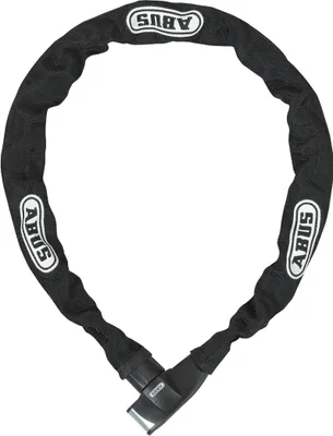 Obrázok produktu pre Reťazový zámok ABUS CityChain 6800 - zámok na bicykel z tvrdenej ocele - s textilnou rúrkou a praktickým obojstranným kľúčom - stupeň zabezpečenia ABUS 5 - 85 cm - čierny