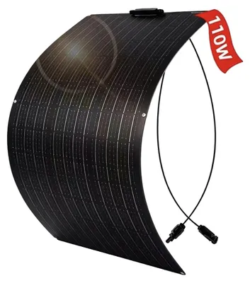 Zdjęcie produktu dla Elastyczny panel słoneczny, wysoka wydajność, lekka konstrukcja, 1 sztuka panelu o mocy 110 W