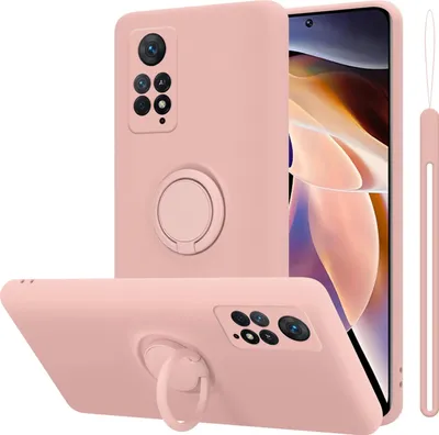 Produktbild von Cadorabo Hülle für Xiaomi RedMi NOTE 11 PRO 4G / 5G Schutz Hülle in Rosa Handyhülle TPU Etui Case Cover
