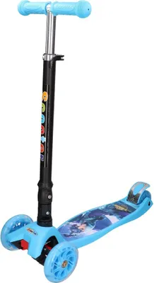 Produktbild von Extralink Dětská koloběžka Tiger Turbo Dětská koloběžka LED koloběžka Nastavitelná řídítka koloběžky Dětský dárek MODRÁ