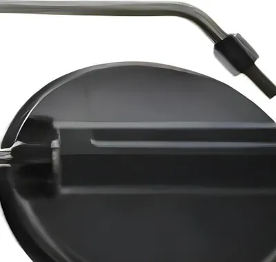 Produktbild von 2x Rückblickspiegel ø 120 mm, Gewinde M8, Spiegelarm Edelstahl, rechts u. links verwendbar