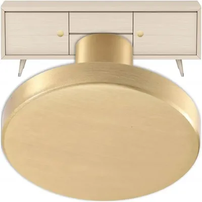 Obrázek produktu pro Zlatý lesklý nábytkový knoflík 30 mm na skříňky, zásuvky a komody