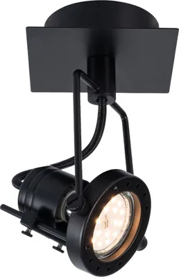 Zdjęcie produktu dla Kinkiet ścienny industrialny czarny retro Fiji 2 1xGU10 50W REA823701-02 Reality