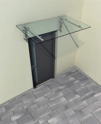 Immagine prodotto di Glaszentrum Hagen - 120x90 cm Schizzo di vetro trasparente - Trasparente incl. Maniglia in acciaio