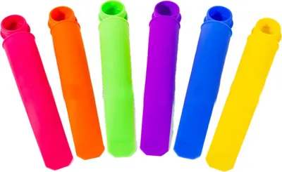 Obrázek produktu pro Silikonové formy na led, bez BPA, s víčkem, opakovaně použitelné DIY formy na led pro děti, sada 6 kusů