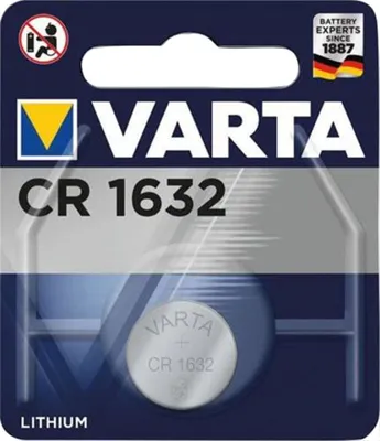 Produktbild von Varta CR1632 1er Blister 3V Batterie Lithium Knopfzelle 6632