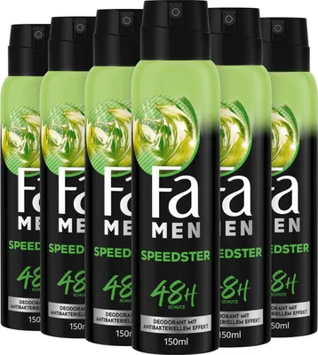 Produktbild von FA Deospray 150 ml Men Speedster, 6x 150 ml