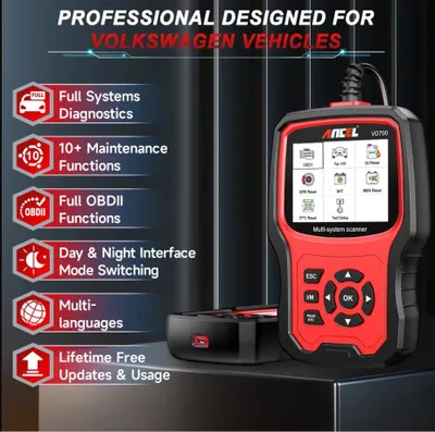 Produktbild von OBD2-Diagnosegerät für Autos – Vollständige Diagnose – 16-Pin-Anschluss – Für 12-Volt-Fahrzeuge