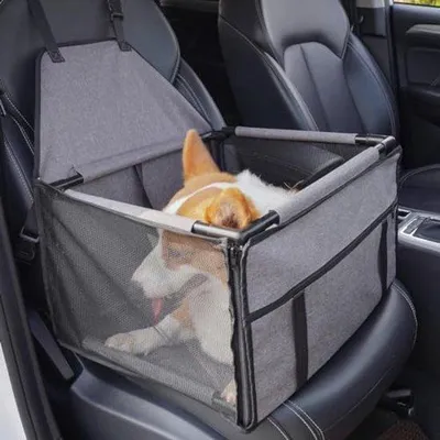Image de Coprilote pour chien - Cage de transport pour animaux de compagnie - Gris - S - 39 x 39 x 27 cm
