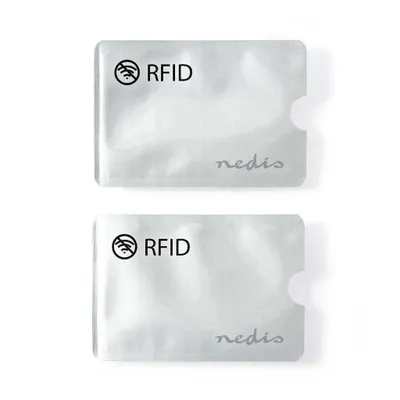 Zdjęcie produktu dla Nedis RFID Card Protector, Aluminium, Srebrny, 3 kart(y), 90 mm, 7 mm, 170 mm