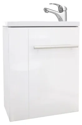 Produktbild von ONDEE ZEN – Kompaktes Handwaschbecken SAM – 40 cm – Weiß – Lackiert – Wird als Bausatz geliefert