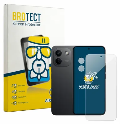 Produktbild von BROTECT Schutzglas für Xiaomi Redmi Note 17 Pro Max 5G (Display+Kamera) 9H kratzfest klar