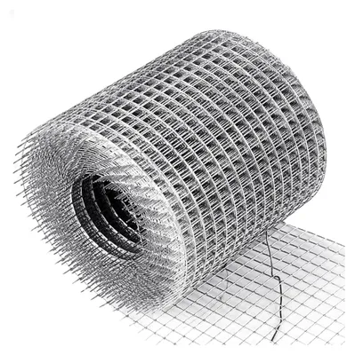 Produktbild von Verzinktes Metallgitter Rolle, Drahtgeflecht für Nagetiere, Feinmaschiges Drahtgitter aus Edelstahl, 10 cm x 5 m
