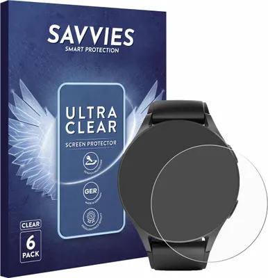 Produktbild von 6x Für Hama 8900 (42 mm) Schutzfolie Savvies Displayschutz Display Schutz Folie Klar Transparent